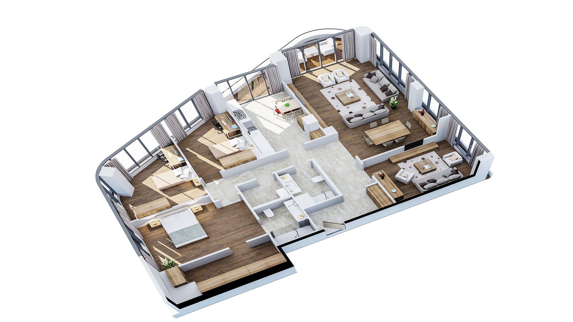 Modern 4+1 Apartment in Vibrant Ataşehir, Istanbul